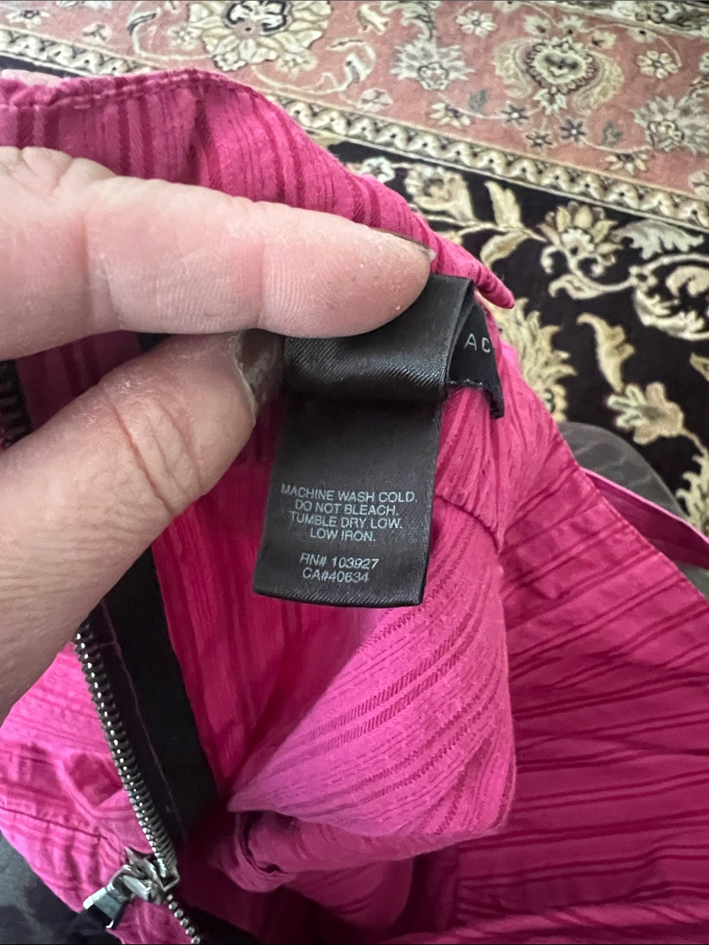 Vintage Y2K Marc by Marc Jacobs Fuchsia Pink Striped Empire Camisole - Picture 7 of 7